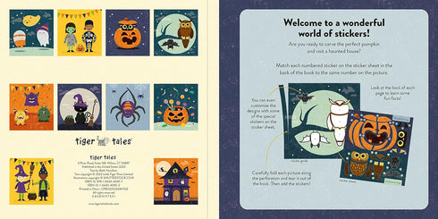 COLOR WITH STICKERS: HALLOWEEN - HAMILTON. BETH