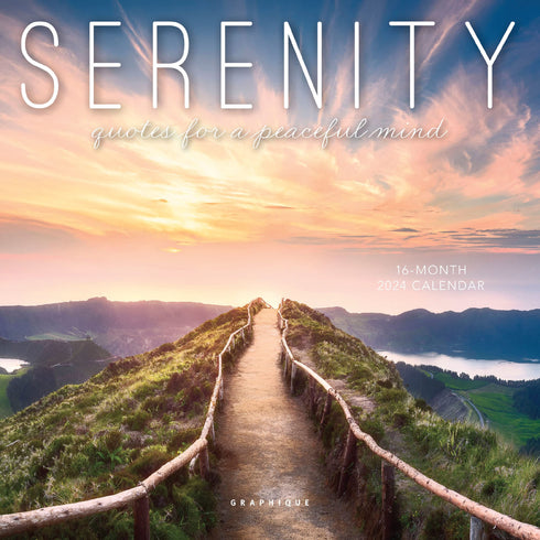 2024 SERENITY MINI CALENDAR - GRAPHIQUE