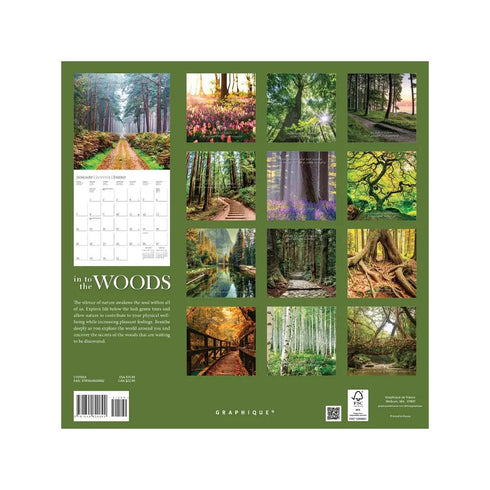 2024 IN TO THE WOODS WALL CAL - GRAPHIQUE