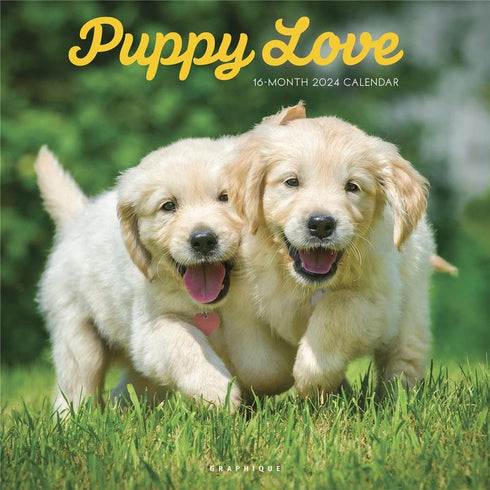 2024 PUPPY LOVE WALL CALENDAR - GRAPHIQUE