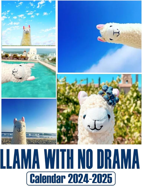 2025 LLAMA WITH NO DRAMA MINI CALENDAR