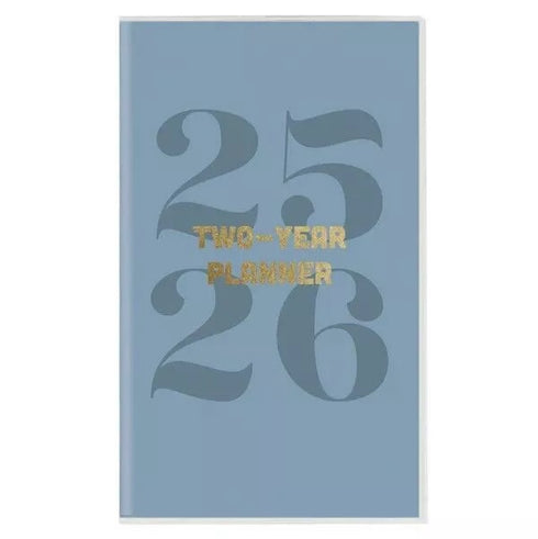 2025 TYPOGRAPHIC 2-YEAR POCKET PLANNER