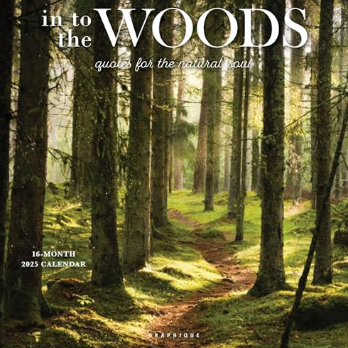 2025 IN TO THE WOODS WALL CALENDAR