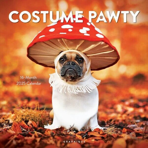 2025 COSTUME PAWTY WALL CALENDAR