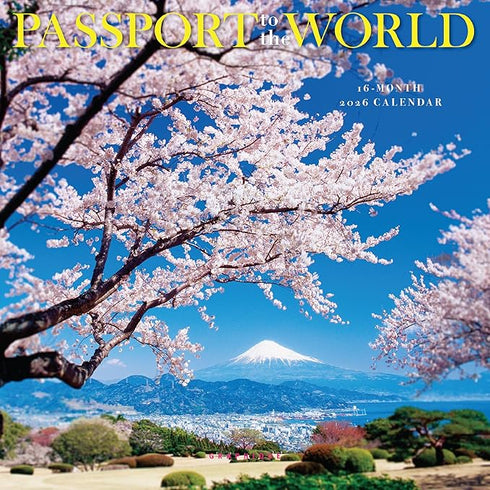 2026 PASSPORT TO THE WORLD 7X7 MINI WALL CALENDAR