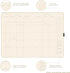 2026 6X8 GOLD APOLLO VEGAN LEATHER PLANNER