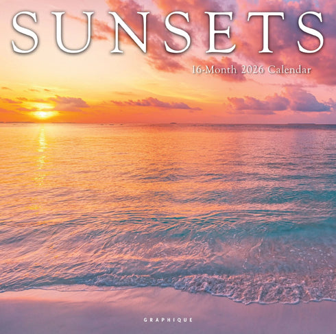2026 SUNSETS 12X12 WALL CALENDAR