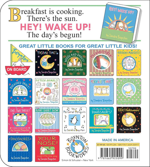 HEY! WAKE UP! - BOYNTON. SANDRA