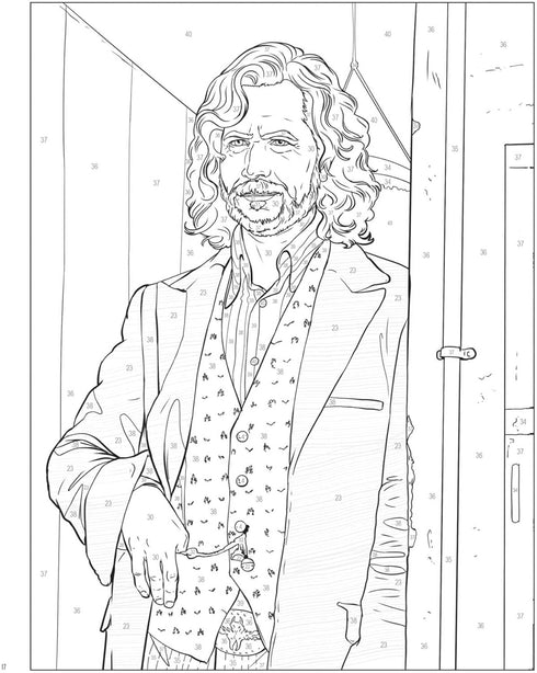 HARRY POTTER COLOR-BY-NUMBER