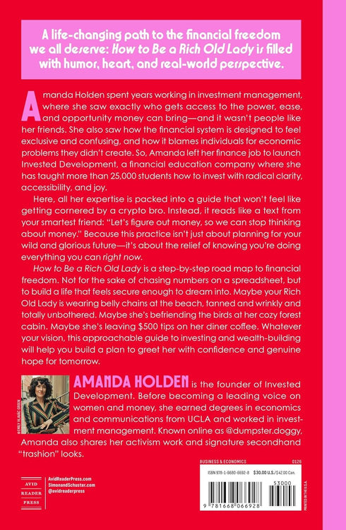 HOW TO BE A RICH OLD LADY - HOLDEN. AMANDA