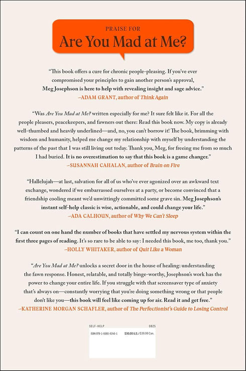 ARE YOU MAD AT ME? HOW TO STOP FOCUSING ON WHAT OTHERS THINK - JOSEPHSON. MEG
