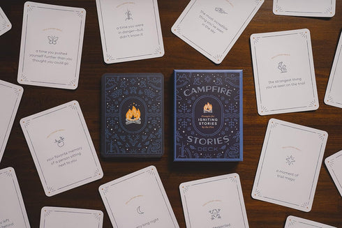 CAMPFIRE STORIES DECK: PROMPTS FOR IGNITING CONVERSATION BY THE FIRE - KYU