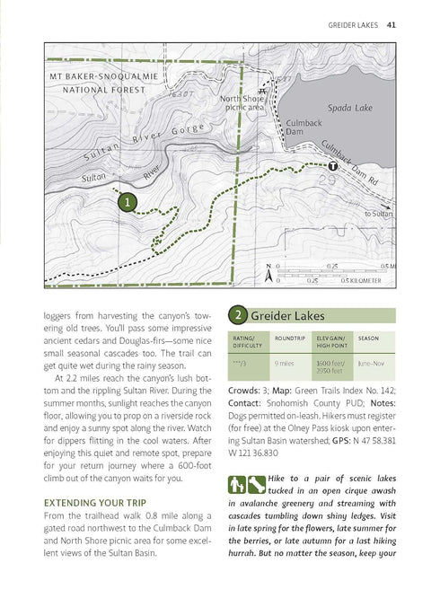 DAY HIKING CENTRAL CASCADES 2nd ED