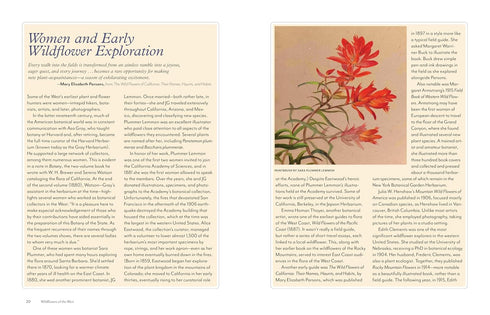 WILDFLOWERS OF THE WEST: AN ARTIST'S GUIDE - HASHIMOTO. MOLLY