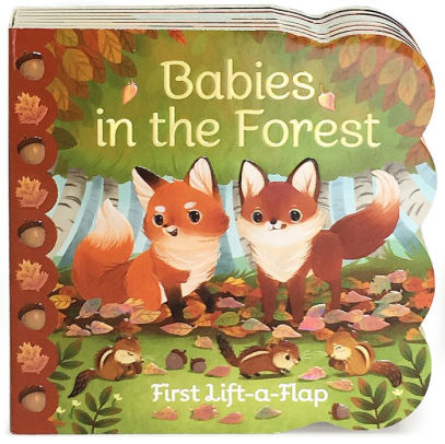 BABIES IN THE FOREST SWIFT. GINGER BOARD BOOK