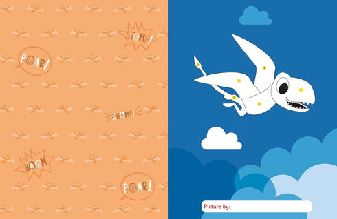 MY FIRST STICKER BY NUMBER: DINOSAURS & DRAGONS - QUINTANILLA. HAZEL