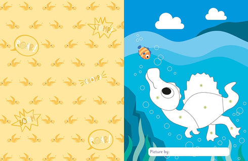 MY FIRST STICKER BY NUMBER: DINOSAURS & DRAGONS - QUINTANILLA. HAZEL