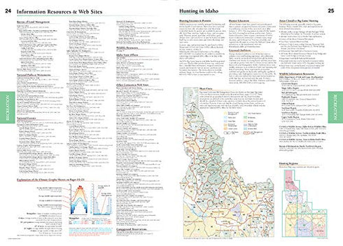 IDAHO ROAD AND RECREATION ATLAS - BENCHMARK MAPS