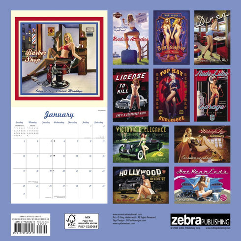 AMERICAN BEAUTIES CALENDAR