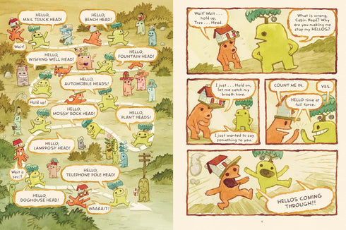 CABIN HEAD AND TREE HEAD - CAMPBELL. SCOTT