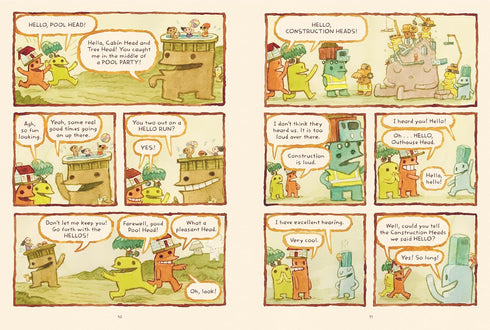 CABIN HEAD AND TREE HEAD - CAMPBELL. SCOTT