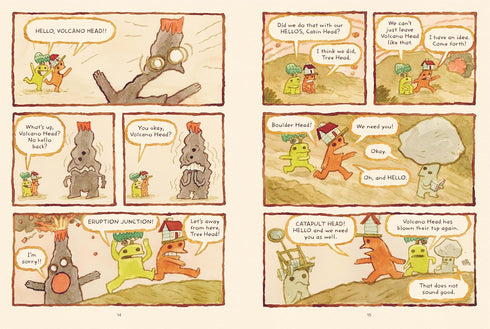 CABIN HEAD AND TREE HEAD - CAMPBELL. SCOTT