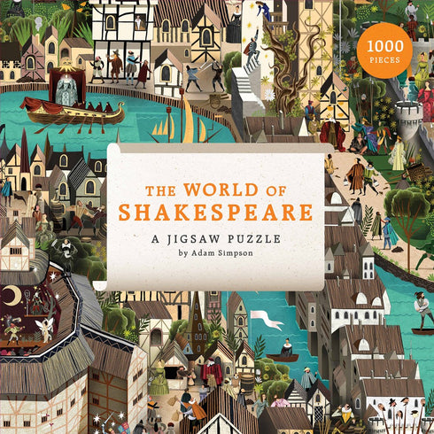 THE WORLD OF SHAKESPEARE 1000 PIECE JIGSAW PUZZLE