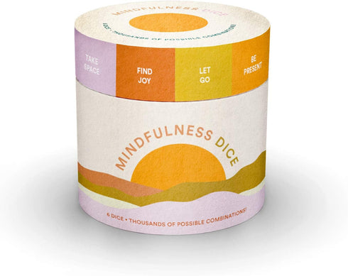 MINDFULNESS DICE: 6 DICE, THOUSANDS OF POSSIBLE COMBINATIONS! - CHRONICLE BOOKS