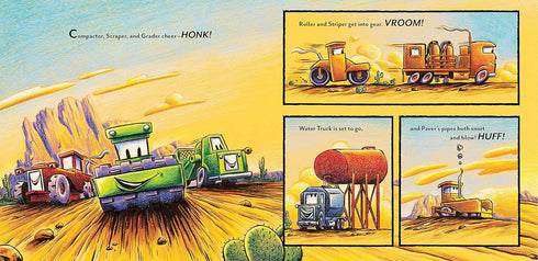 CONSTRUCTION SITE: ROAD CREW, COMING THROUGH! - RINKER. SHERRI DUSKEY