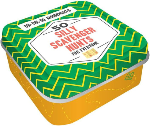 ON-THE-GO AMUSEMENTS: 50 SILLY SCAVENGER HUNTS FOR EVERYONE - CHRONICLE BOOKS
