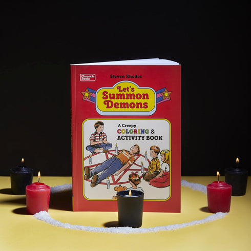 LET'S SUMMON DEMONS: A CREEPY COLORING & ACTIVITY BOOK - RHODES. STEVEN