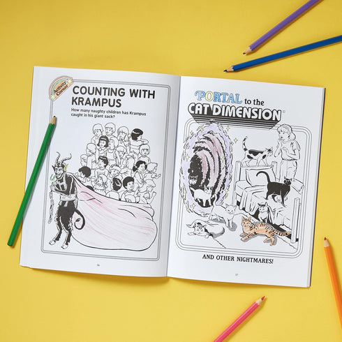 LET'S SUMMON DEMONS: A CREEPY COLORING & ACTIVITY BOOK - RHODES. STEVEN