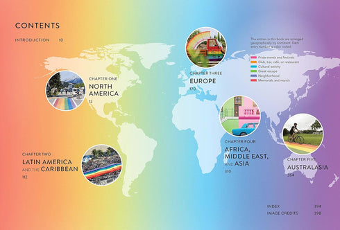 THE PRIDE ATLAS: 500 ICONIC DESTINATIONS FOR QUEER TRAVELERS - HENSEN. MAARTJE