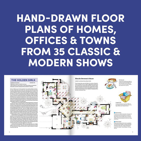 BEHIND THE SCREENS: ILLUSTRATED FLOOR PLANS & SCENES FROM THE BEST TV SHOWS