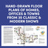 BEHIND THE SCREENS: ILLUSTRATED FLOOR PLANS & SCENES FROM THE BEST TV SHOWS
