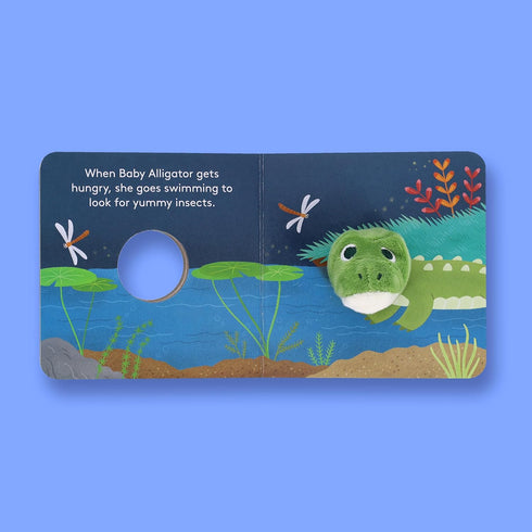 BABY ALLIGATOR: FINGER PUPPET BOOK - CHRONICLE BOOKS