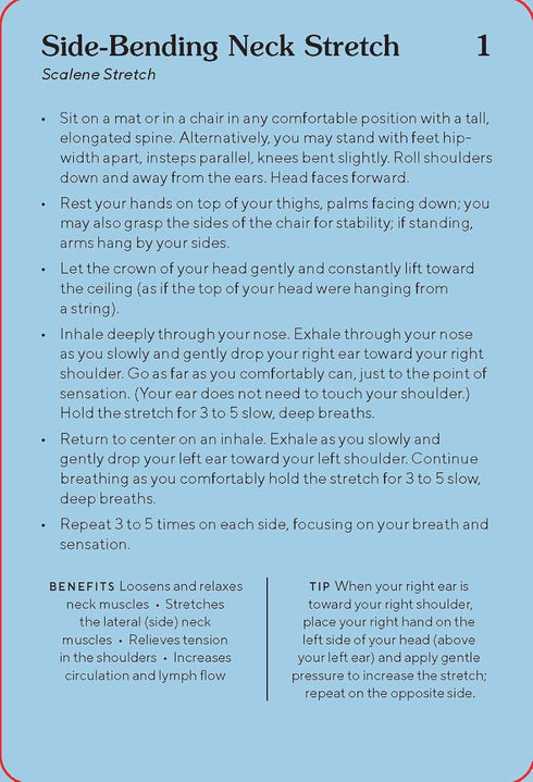 The Stretch And Breathe Deck: 60 Simple Exercises by Miller. Olivia H.