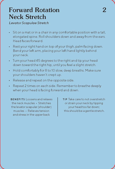 The Stretch And Breathe Deck: 60 Simple Exercises by Miller. Olivia H.