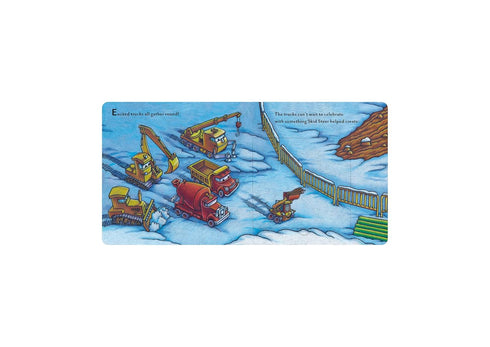 CONSTRUCTION SITE HANUKKAH LIGHTS - RINKER. SHERRI DUSKEY