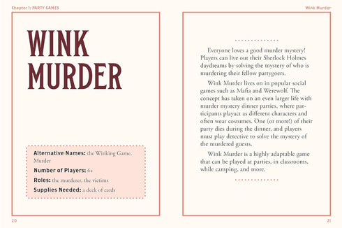 VICTORIAN PARLOUR GAMES - WOLFE. NED