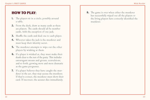 VICTORIAN PARLOUR GAMES - WOLFE. NED