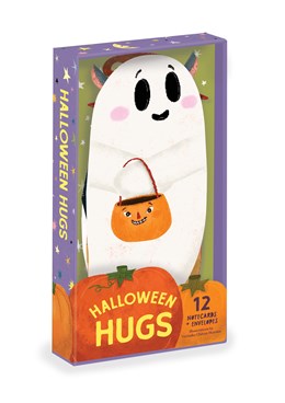 HALLOWEEN HUGS 12 NOTECARDS + ENVELOPES