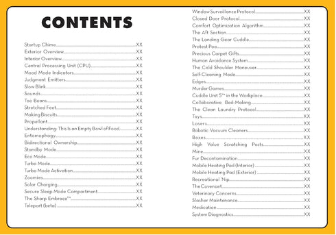 THE CAT OPERATOR'S MANUAL - QUEEN OLIVIA III