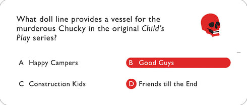 HORROR TRIVIA - CHRONICLE BOOKS