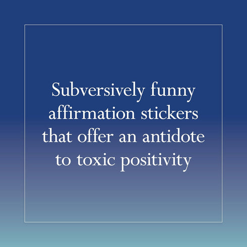 DISAPPOINTING AFFIRMATIONS STICKER BOOK - TARNOWSKI. DAVE