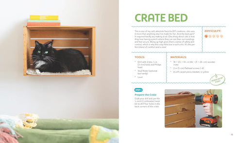CRAFTING FOR YOUR CAT: 25 PLAYFUL PROJECTS FOR YOU & YOUR FELINE - HINDS. ANNIKA