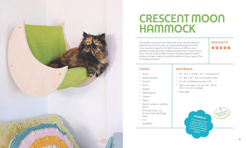 Crafting For Your Cat: 25 Playful Projects For You & Your Feline by Hinds. Annik