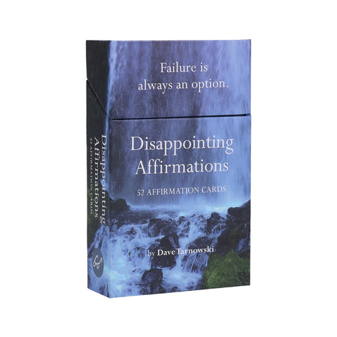 DISAPPOINTING AFFIRMATIONS DECK - TARNOWSKI. DAVE