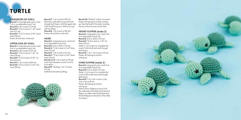 MINI AMIGURUMI OCEAN: 26 TINY CREATURES TO CROCHET - ABBONDIO. SARAH