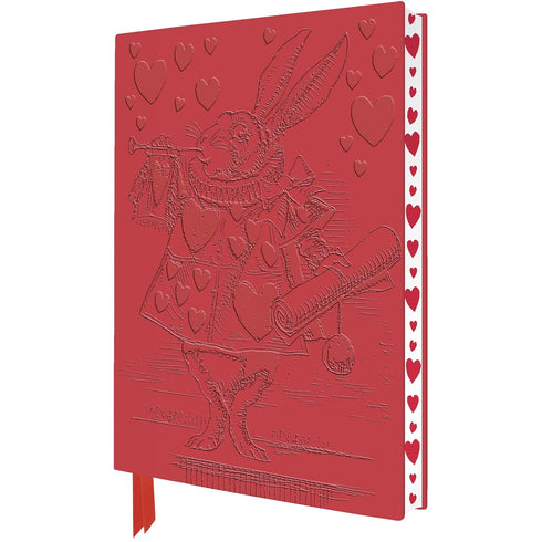 WHITE RABBIT ARTISAN ART NOTEBOOK JOURNAL - FLAME TREE STUDIO